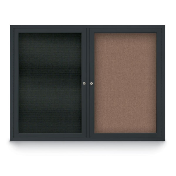 Corkboard, Cobalt/Satin, 72" X36"